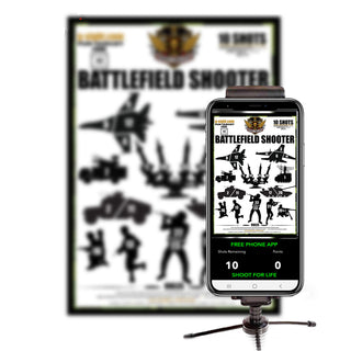 BATTLEFIELD SHOOTER - 11" X 15" TARGET 130LB CARD
