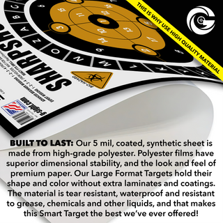 SHARPSHOOTER SYNTHETIC TARGET -  19" x 27"