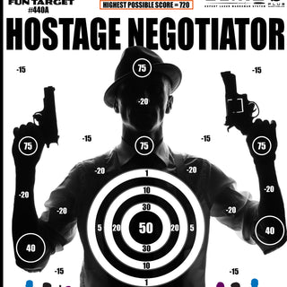 HOSTAGE NEGOTIATOR - 11" X 15" TARGET 130LB CARD